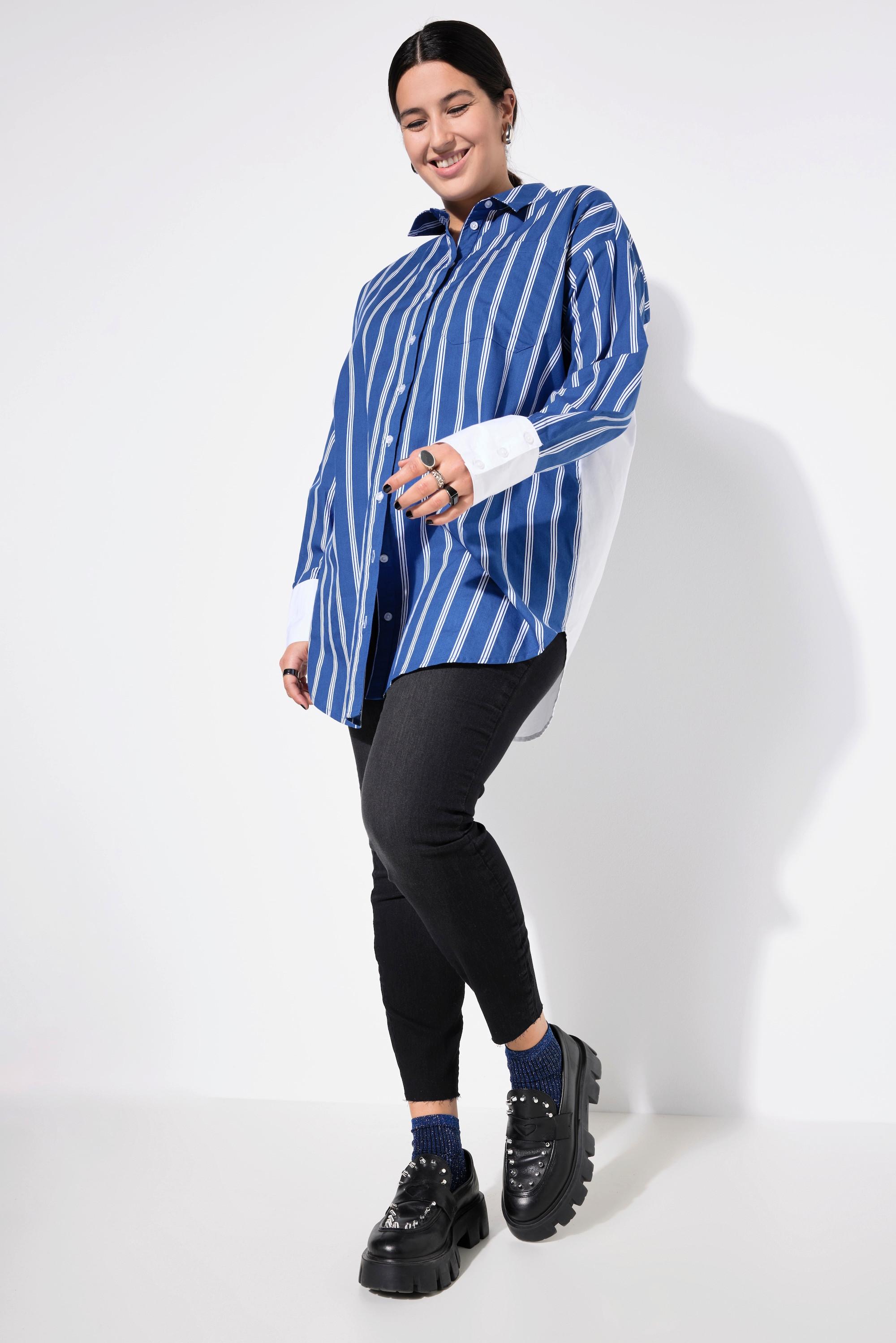 Studio Untold Camicia Lunga Oversize a Righe  