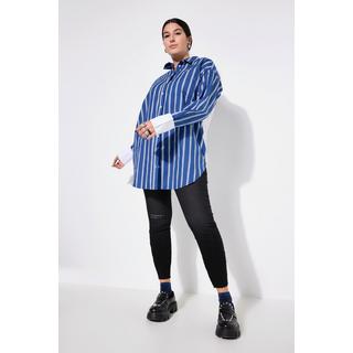 Studio Untold Camicia Lunga Oversize a Righe  