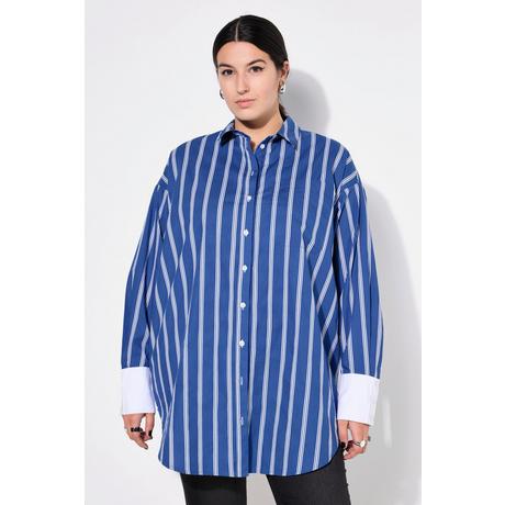 Studio Untold Camicia Lunga Oversize a Righe  