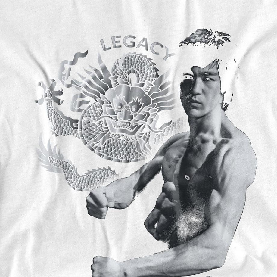 Bruce Lee  Maglietta Posa In Azione 