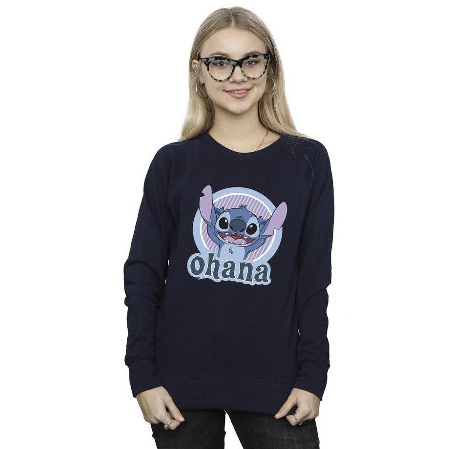 Disney Ohana Bedrucktes Sweatshirt  