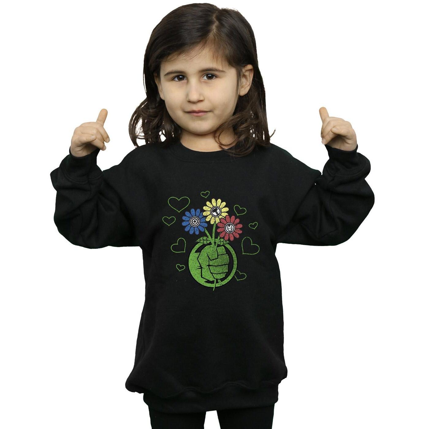 MARVEL  Hulk Flower Fist Sweatshirt 