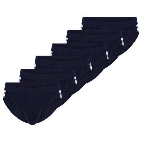 Schiesser Confezione da 6 Slip Rio Stretch Cotone Biologico  