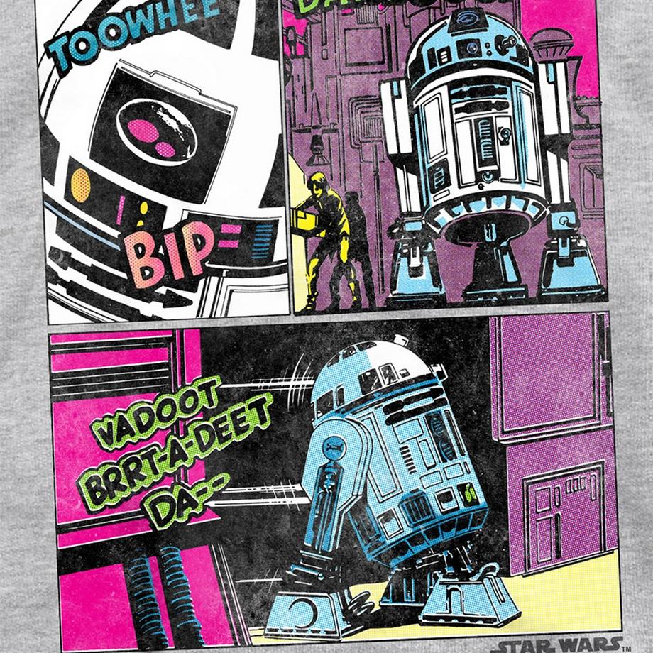 STAR WARS  To The Rescue Felpa Con Cappuccio R2d2 Erica 