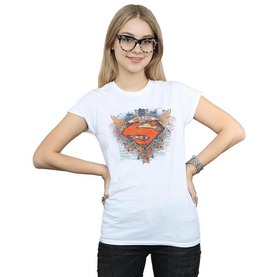 DC COMICS Superman Distressed Shield T-Shirt  