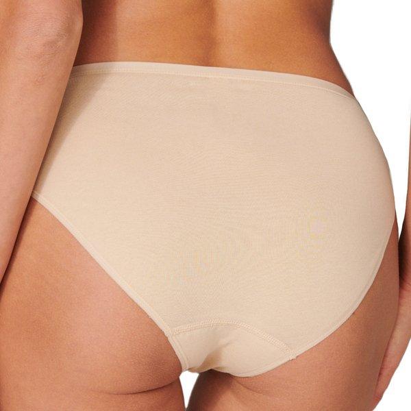 Schiesser Lot de 4 Culottes Tai en Coton Biologique  