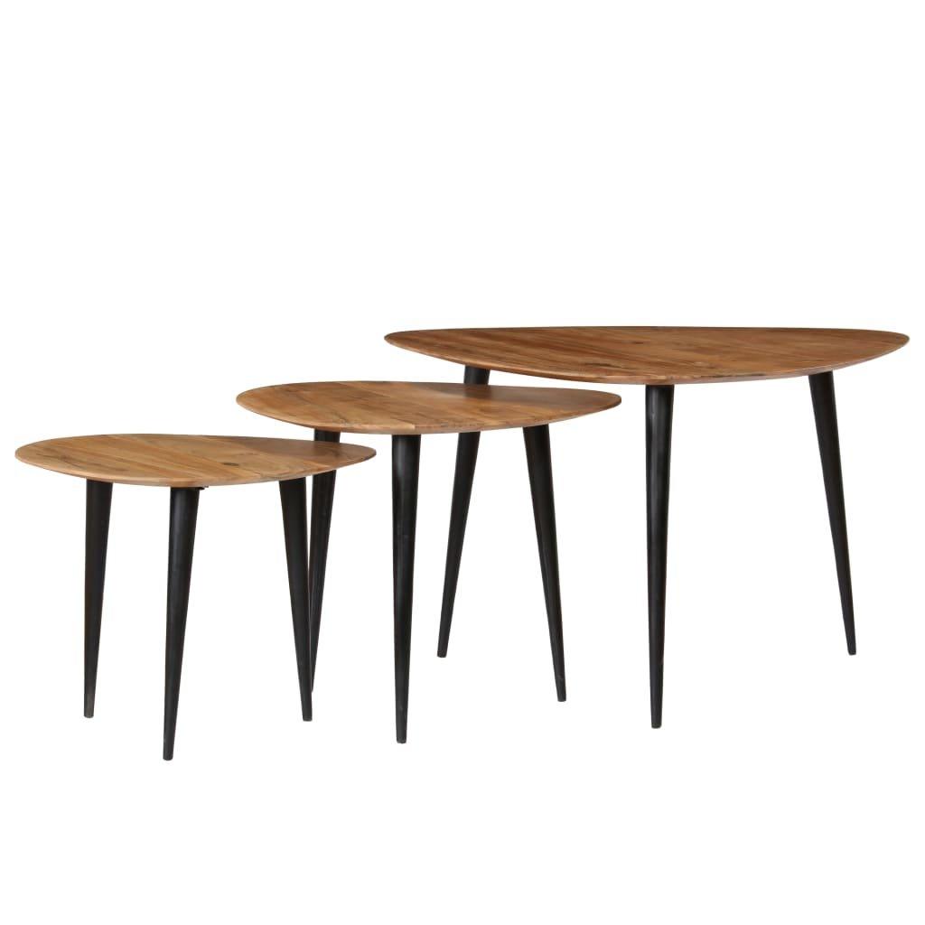 VidaXL Table basse bois d'acacia  