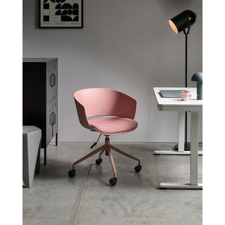 Beliani Sedia da ufficio en Tessuto Moderno GLEEFUL  