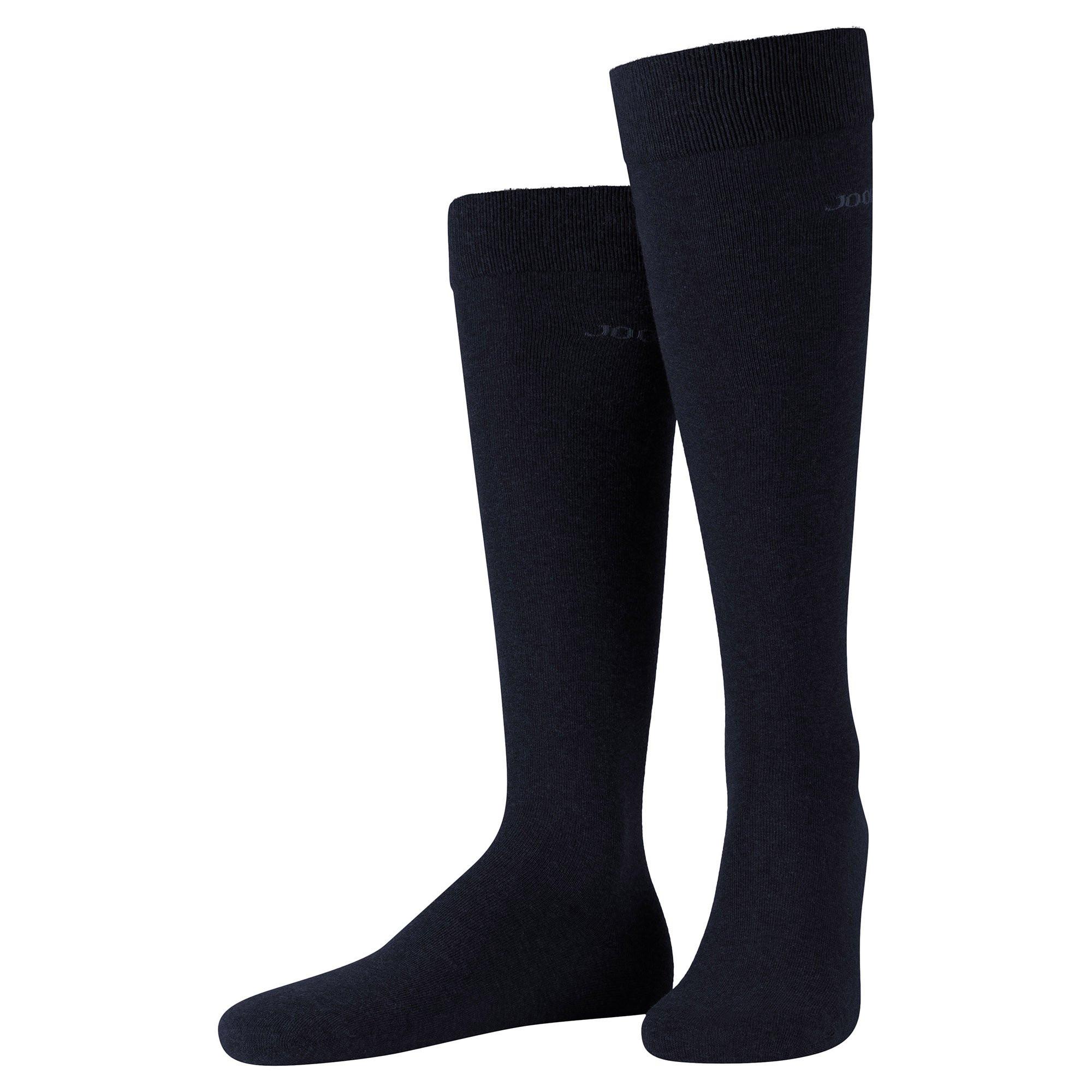 JOOP! Unisex Premium Essential Cotton Calzini Al Ginocchio Confezione da 2  