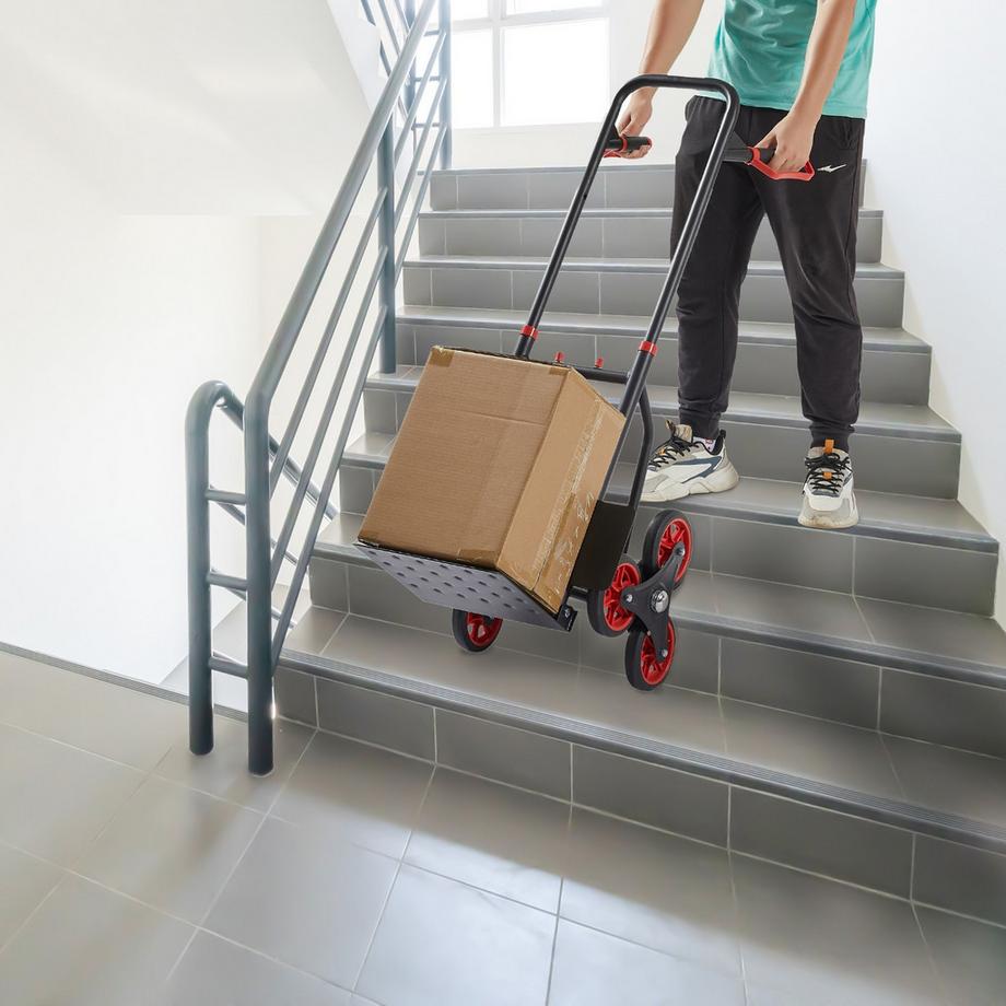 Arebos  Treppensteiger Sackkarre Transportkarre 150kg klappbar 