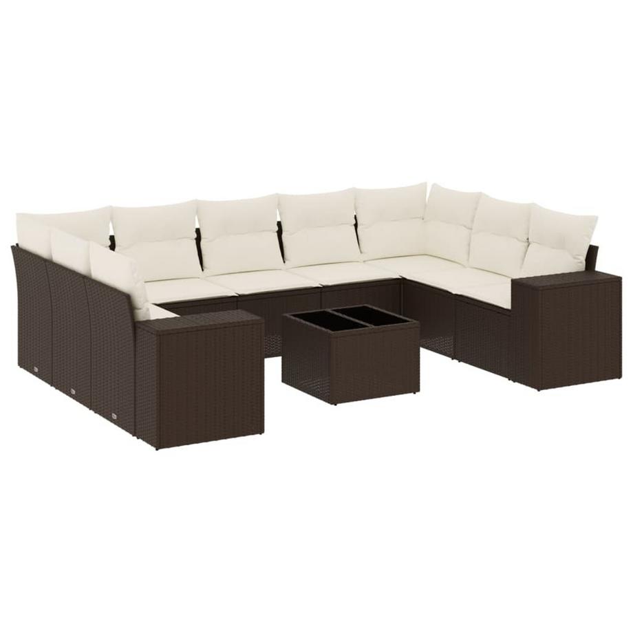 Garten sofagarnitur poly-rattan