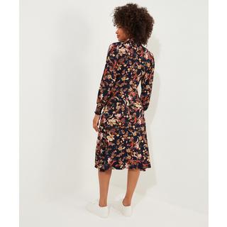 Joe Browns  Herbstliches Midikleid mit Blumenmuster und Rüschen 