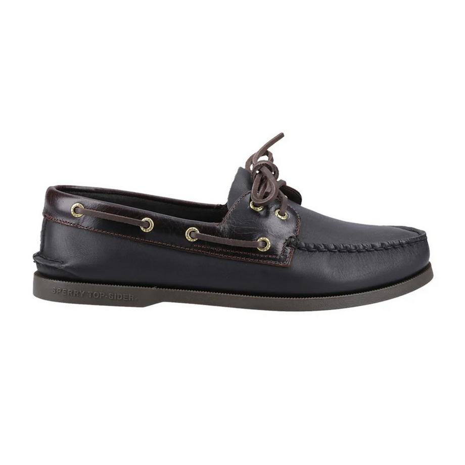 Sperry Chaussures Bateau Authentic Cuir Pleine Fleur 2 Œillets  