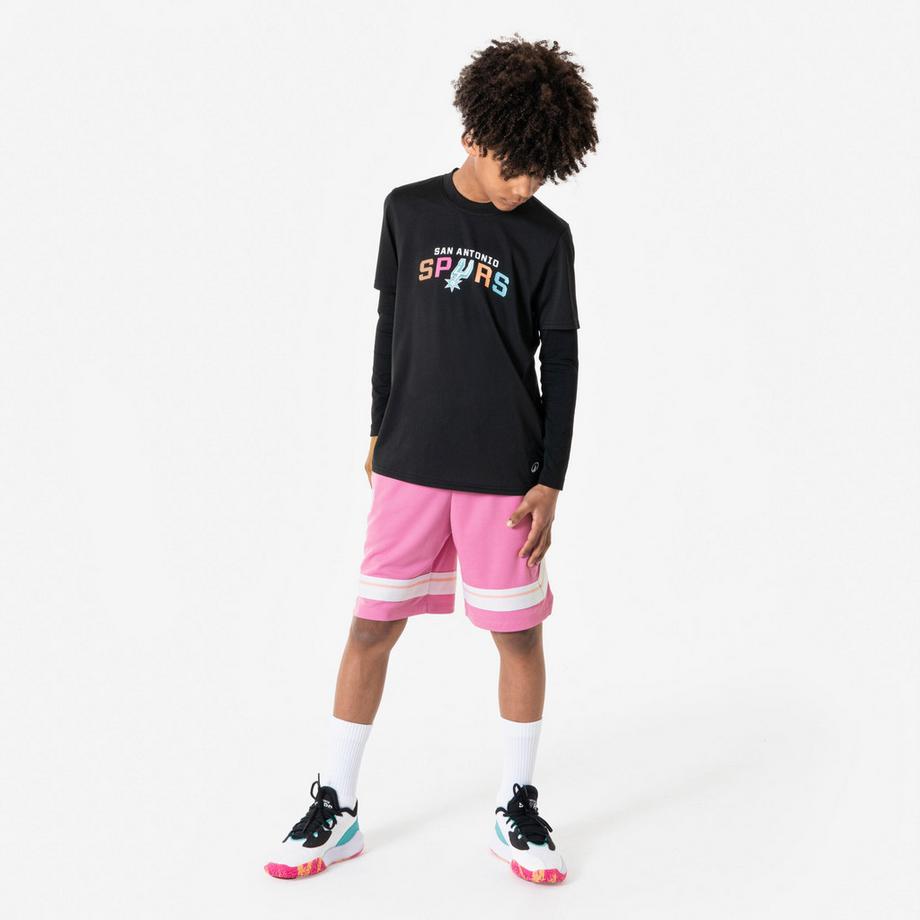 TARMAK  Sous-maillot basketball NBA manche longue enfant - noir 