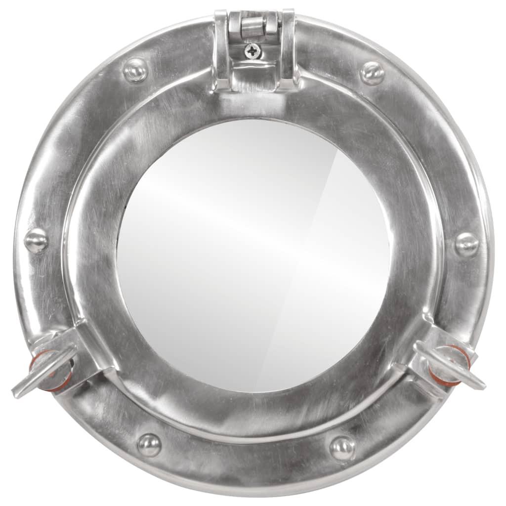 VidaXL Miroir en forme de hublot aluminium  