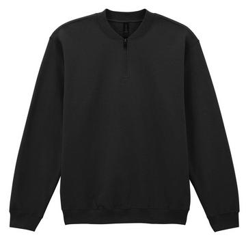 Softstyle Sweatshirt  , mit kurzem Reißverschluss, Mittelschwer