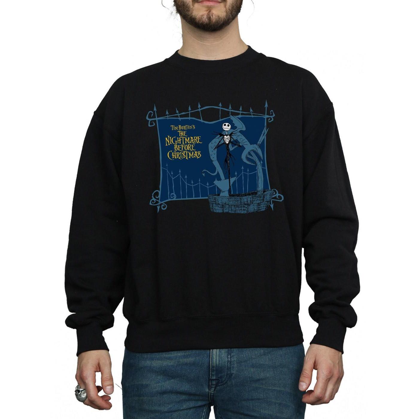 Disney  Nightmare Before Christmas Jack And The Well Sweatshirt 