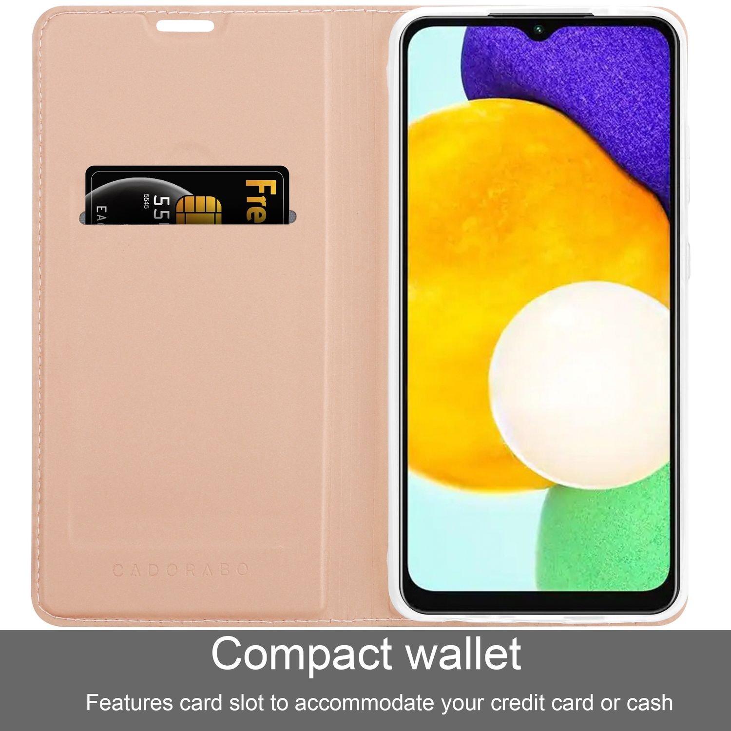 Cadorabo  Housse compatible avec Samsung Galaxy A13 5G - Coque de protection avec fermeture magnétique, fonction de support et compartiment pour carte 