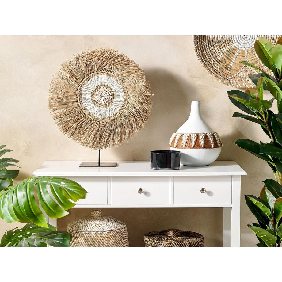 Beliani Dekofigur aus Stroh Klassisch ACEH  