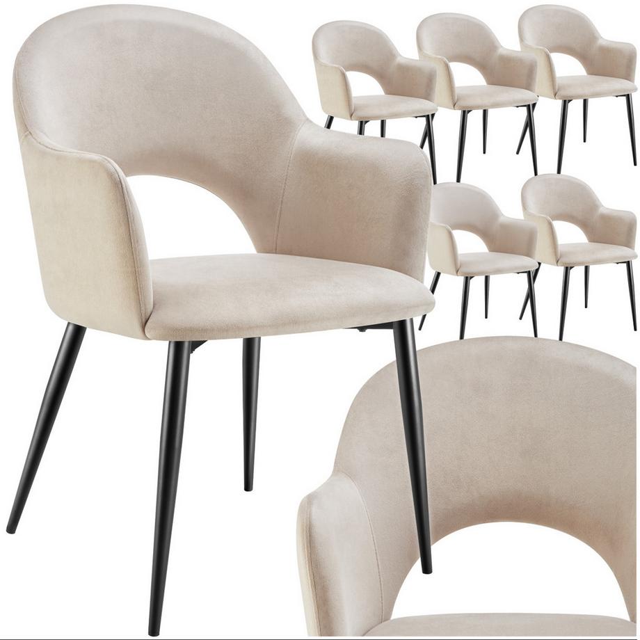 Fauteuil SACHEL en velours et rembourré