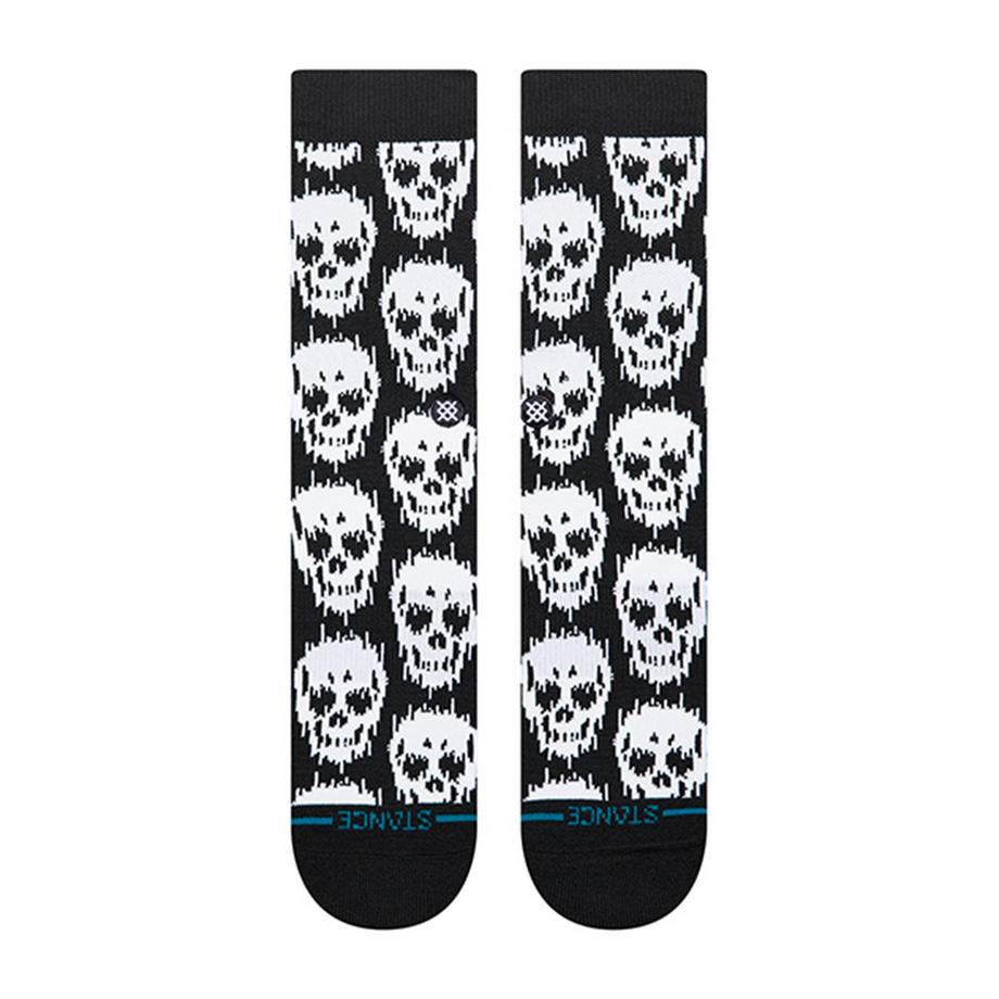 Stance Chaussettes  Pack de 1 Confortable à porter-Static Skull Crew  
