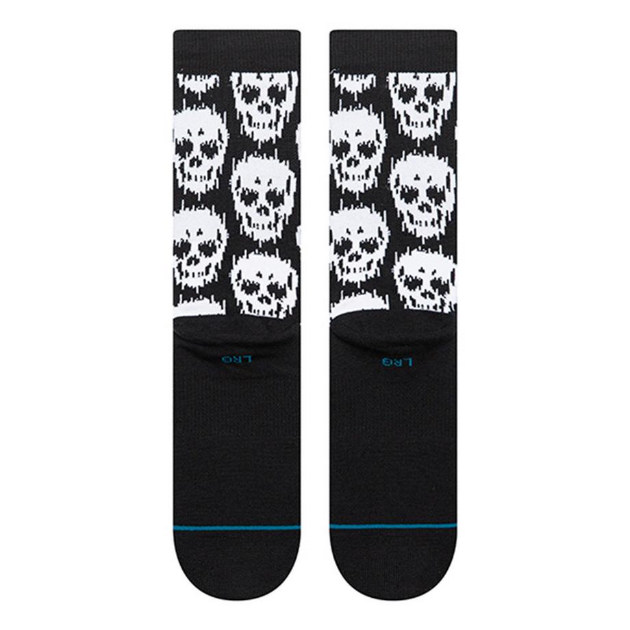 Stance Chaussettes  Pack de 1 Confortable à porter-Static Skull Crew  