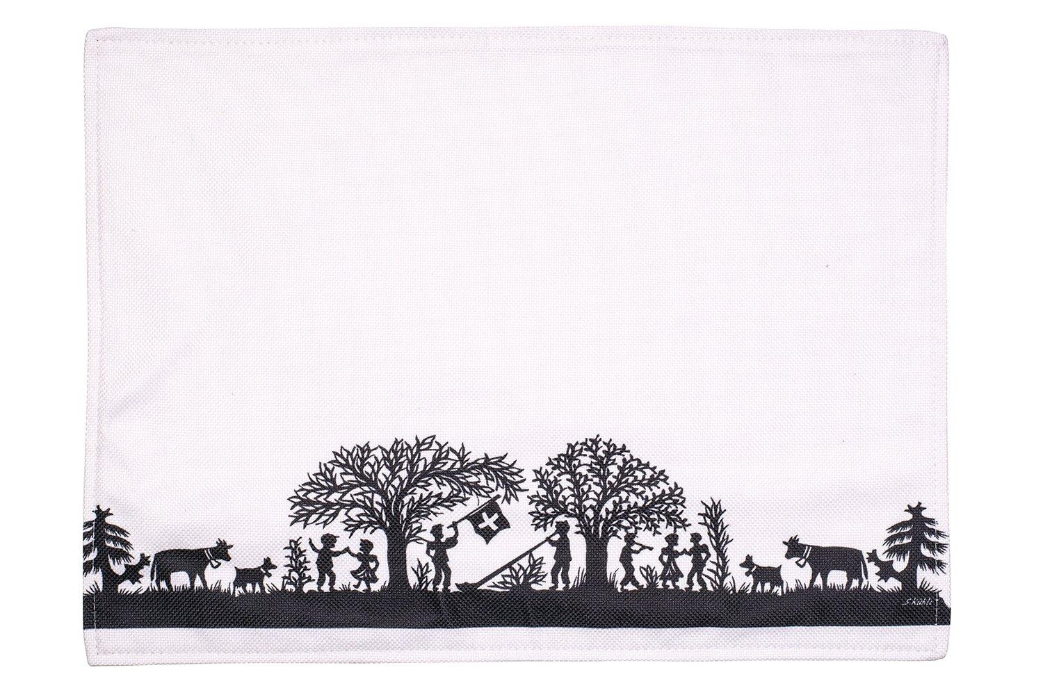 Kadastar Bergchilbi Tischset, Weiss, 6er-Set, 33 x 45 cm  