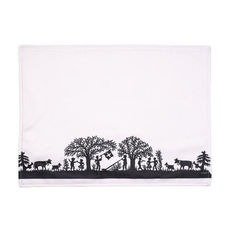 Kadastar Bergchilbi Tischset, Weiss, 6er-Set, 33 x 45 cm  