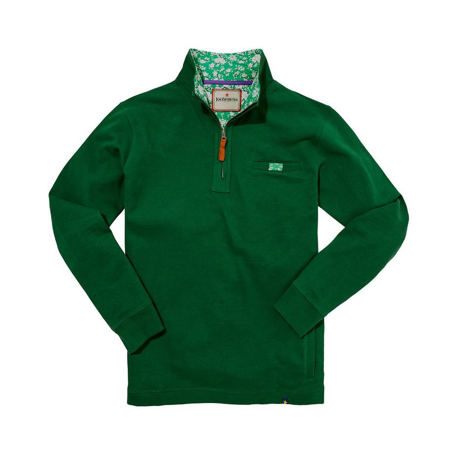 Joe Browns Sweatshirt Col Zippé Cheminée  