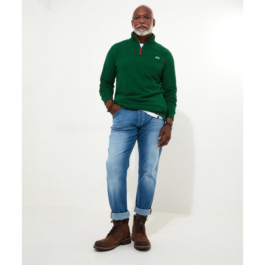 Joe Browns Sweatshirt Col Zippé Cheminée  