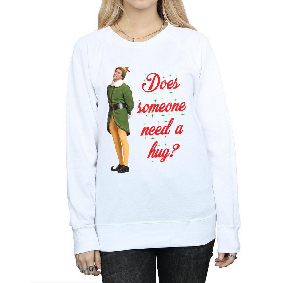 Elf Does Someone Need A Hug Sweatshirt  