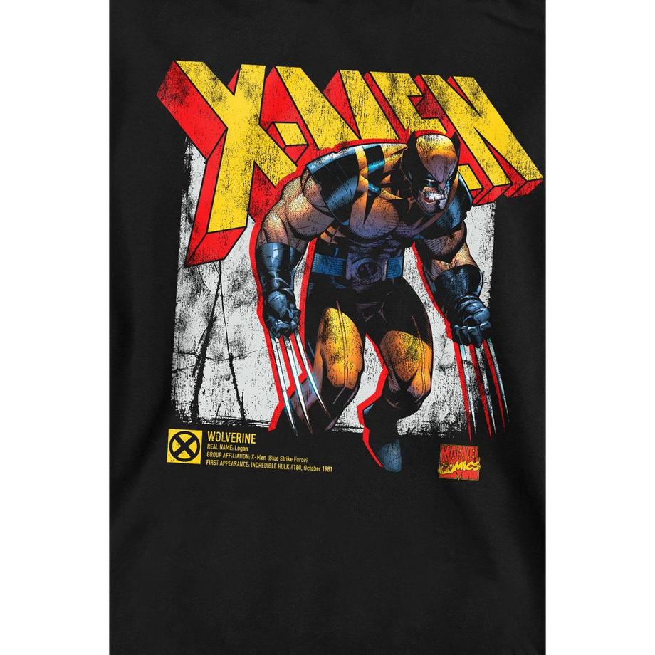 MARVEL X-Men Wolverine Felpa con Stampa Grafica  