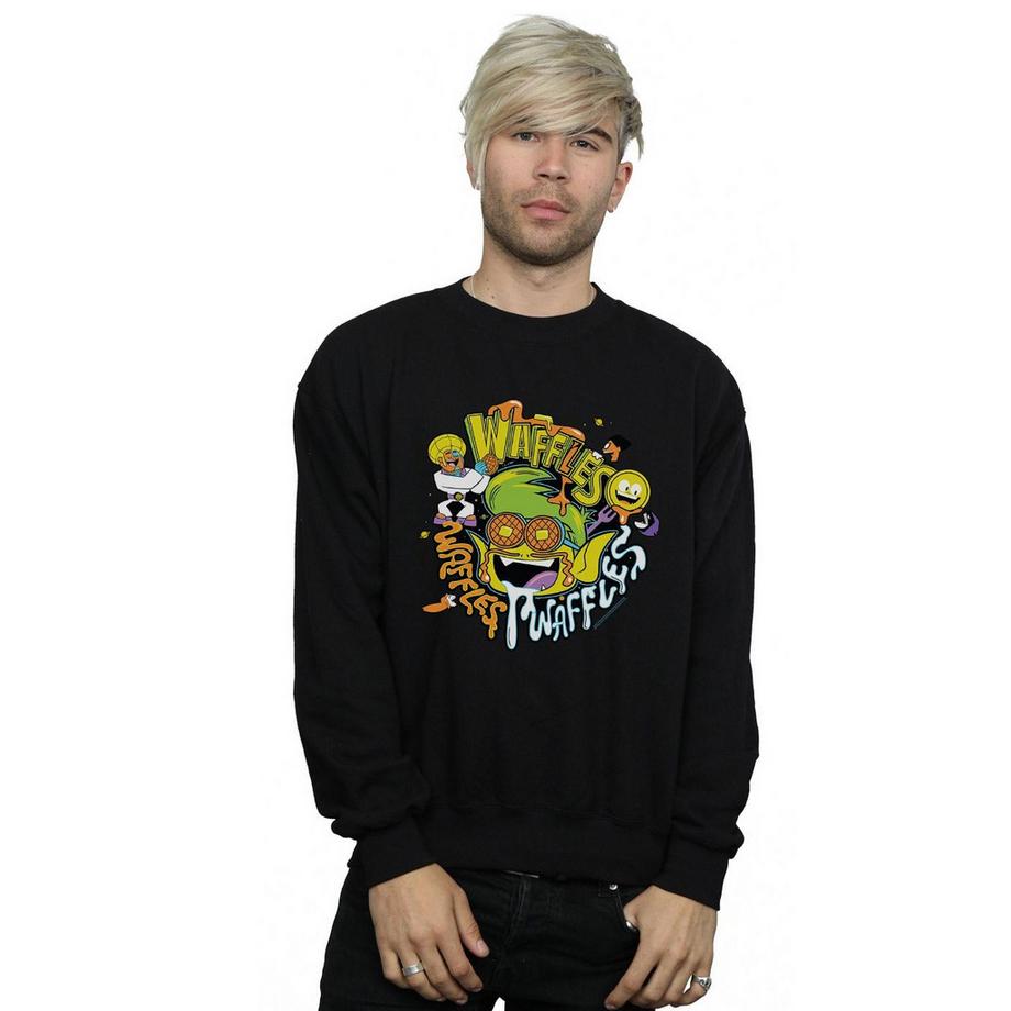 DC COMICS Teen Titans Go Waffle Mania Sweatshirt  
