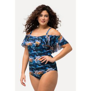 Ulla Popken Costume Volant Coppe Morbide Spalline Regolabili  