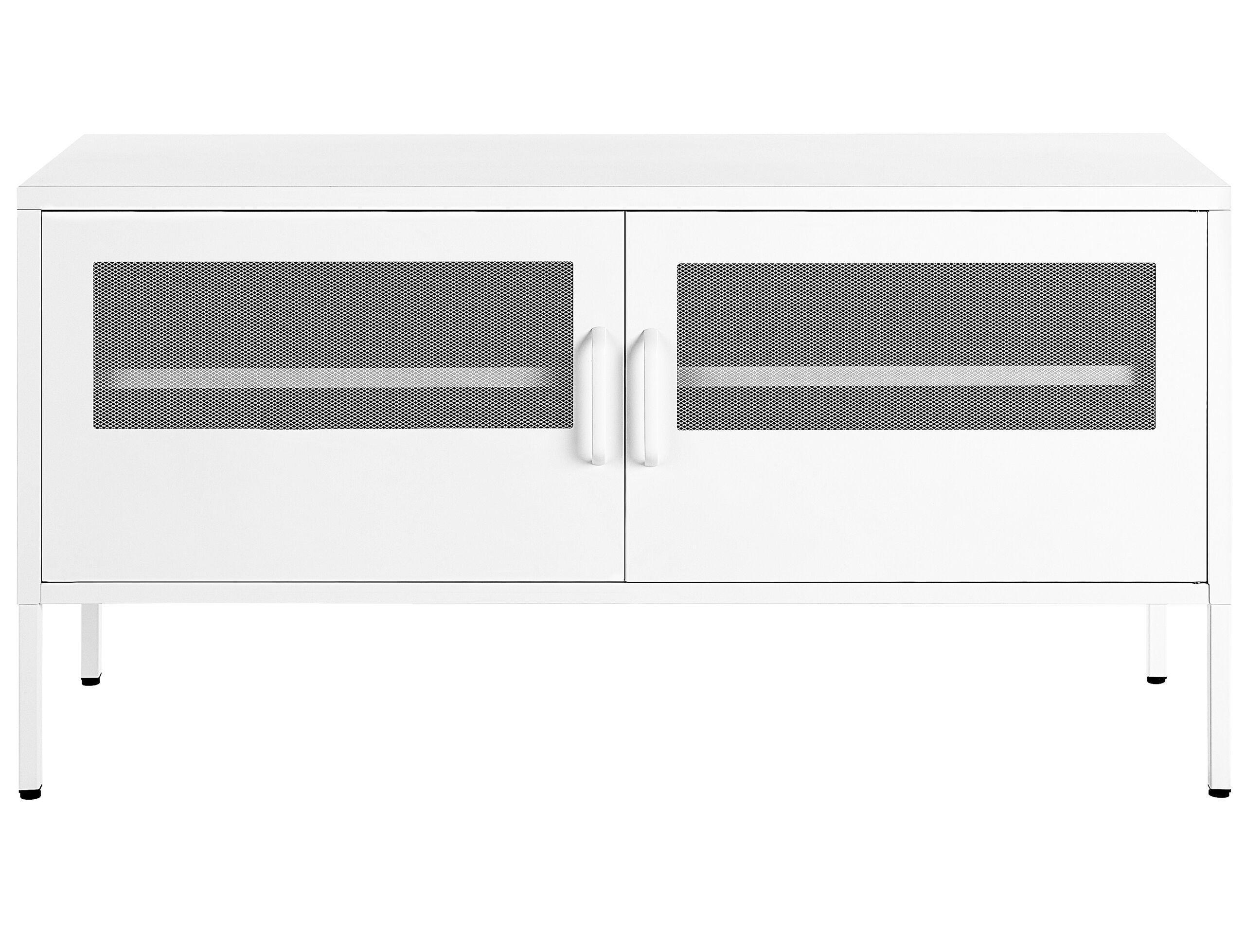 Beliani Sideboard mit 2 Türen aus Stahl Modern MORLEY  