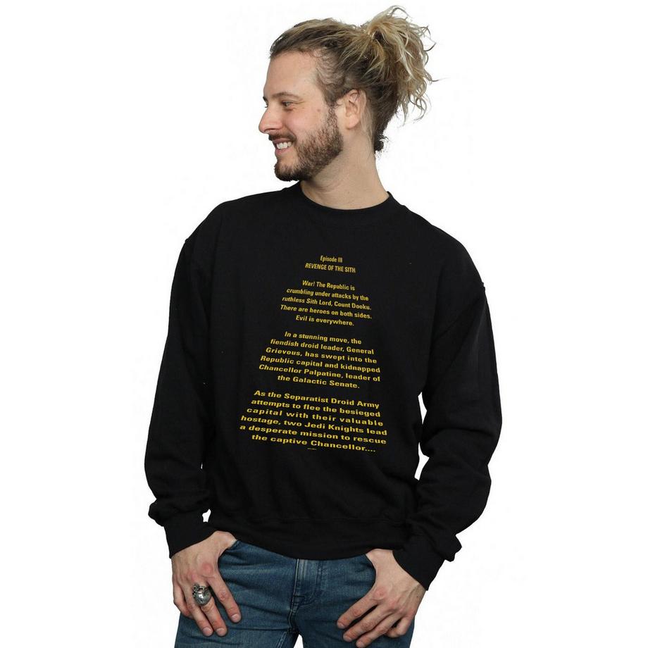 STAR WARS Revenge Of The Sith Opening Crawl Sweatshirt  