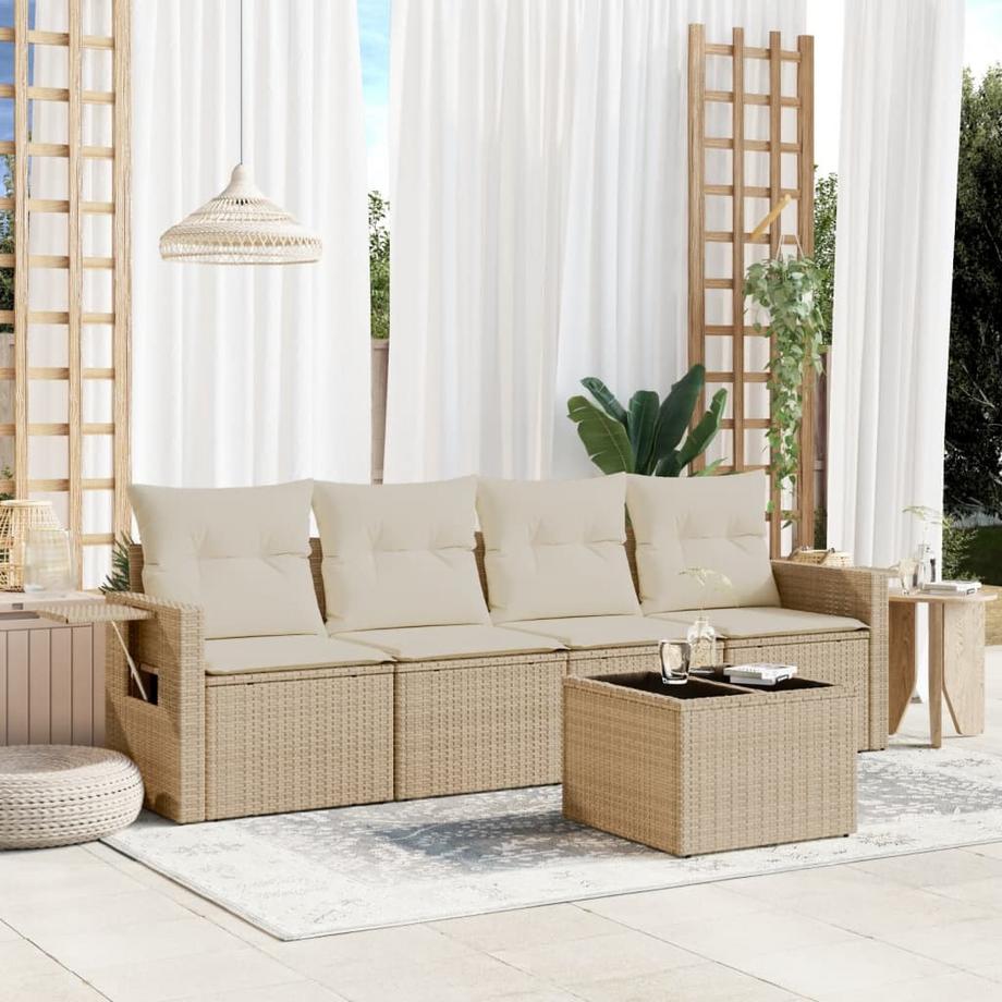 VidaXL Garten sofagarnitur poly-rattan  