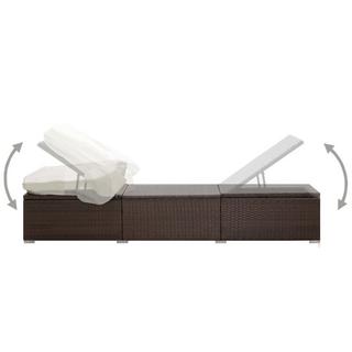 VidaXL Sonnenliege poly-rattan  