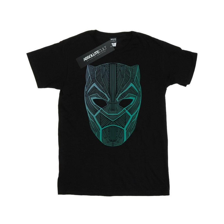 MARVEL Black Panther Mask Stampa Grafica T-Shirt  