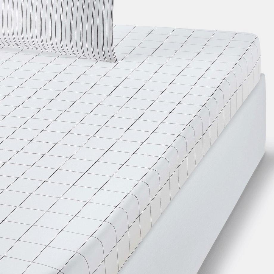 Fixleintuch Monille aus gewaschener Baumwolle