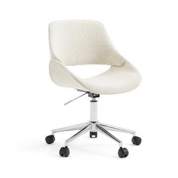 Fauteuil de bureau tissu bouclette