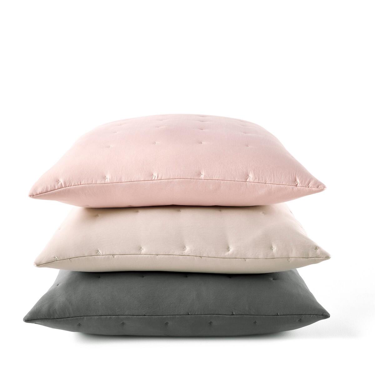 La Redoute Intérieurs Housse de coussin Loja microfibre prélavée  