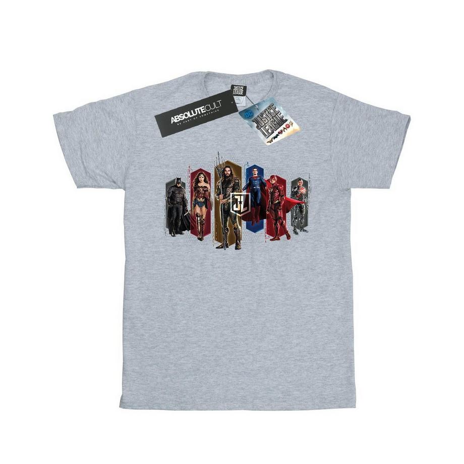 DC COMICS Justice League T-Shirt Stampa Grafica  