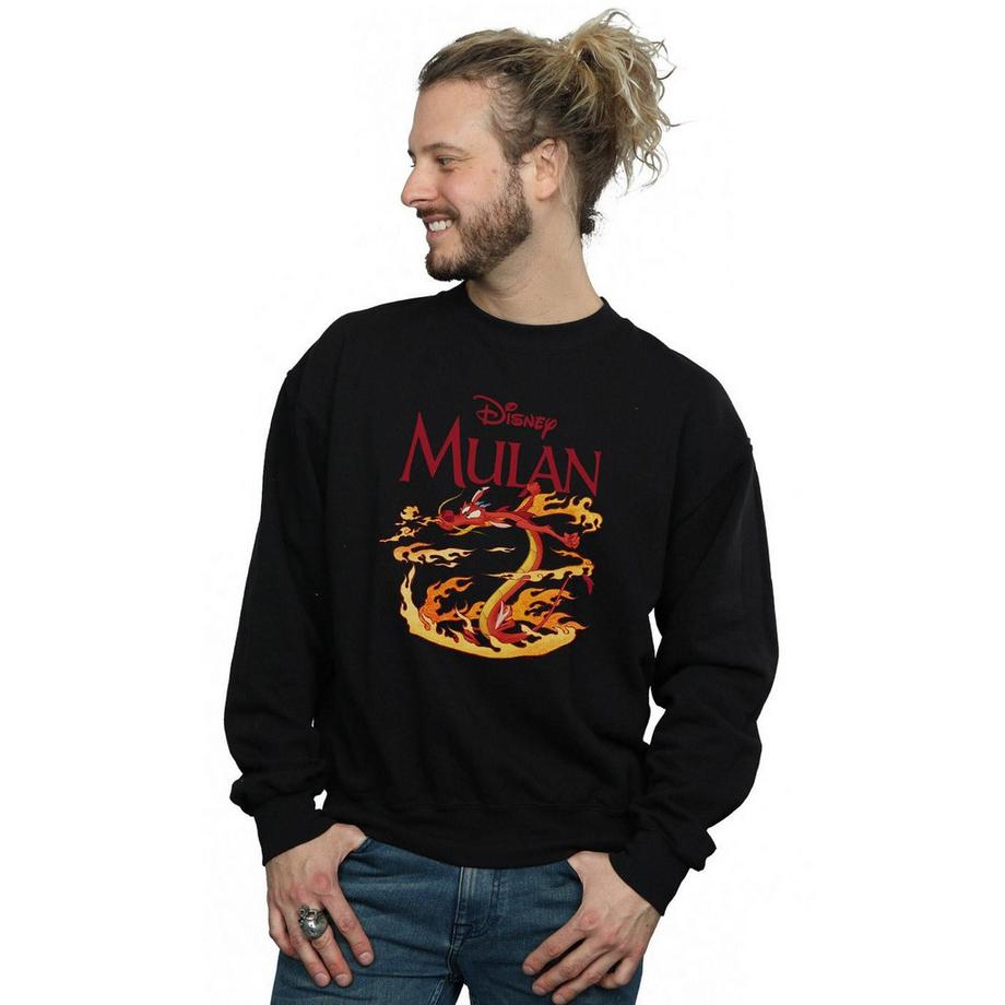 Disney Mulan Dragon Fire Bedrucktes Sweatshirt  