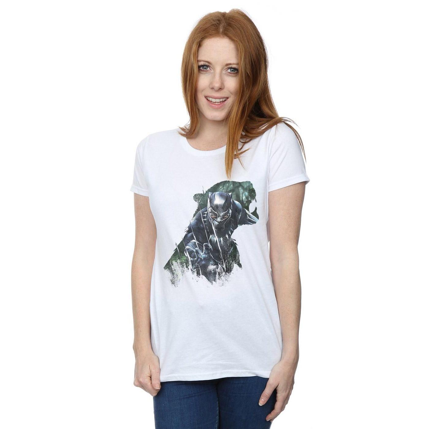 MARVEL  Black Panther Wild Silhouette TShirt 