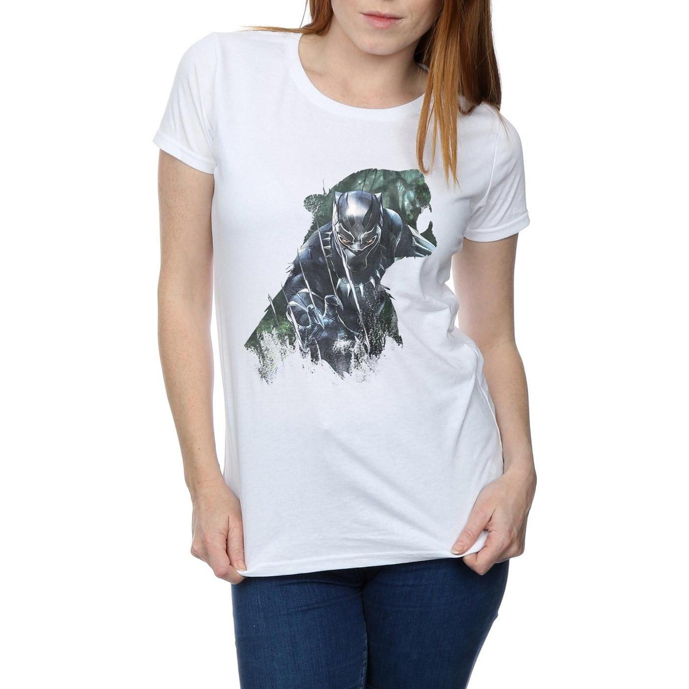 MARVEL  Tshirt BLACK PANTHER WILD SILHOUETTE 