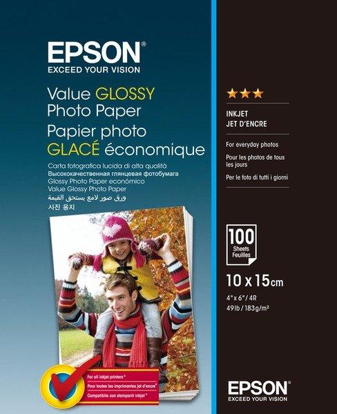 EPSON EPSON Value Photo Paper 10x15cm S400039 InkJet 183g 100 Blatt  