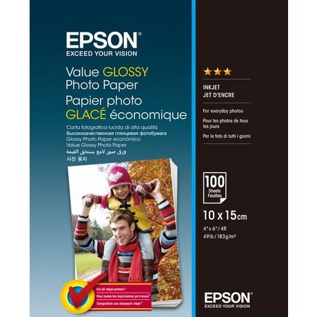 EPSON EPSON Value Photo Paper 10x15cm S400039 InkJet 183g 100 Blatt  