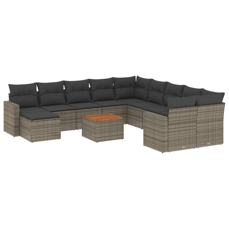 set divano da giardino Polirattan