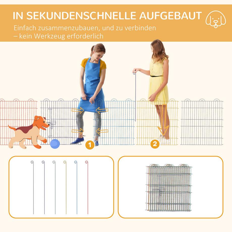 PawHut  Welpenauslauf 